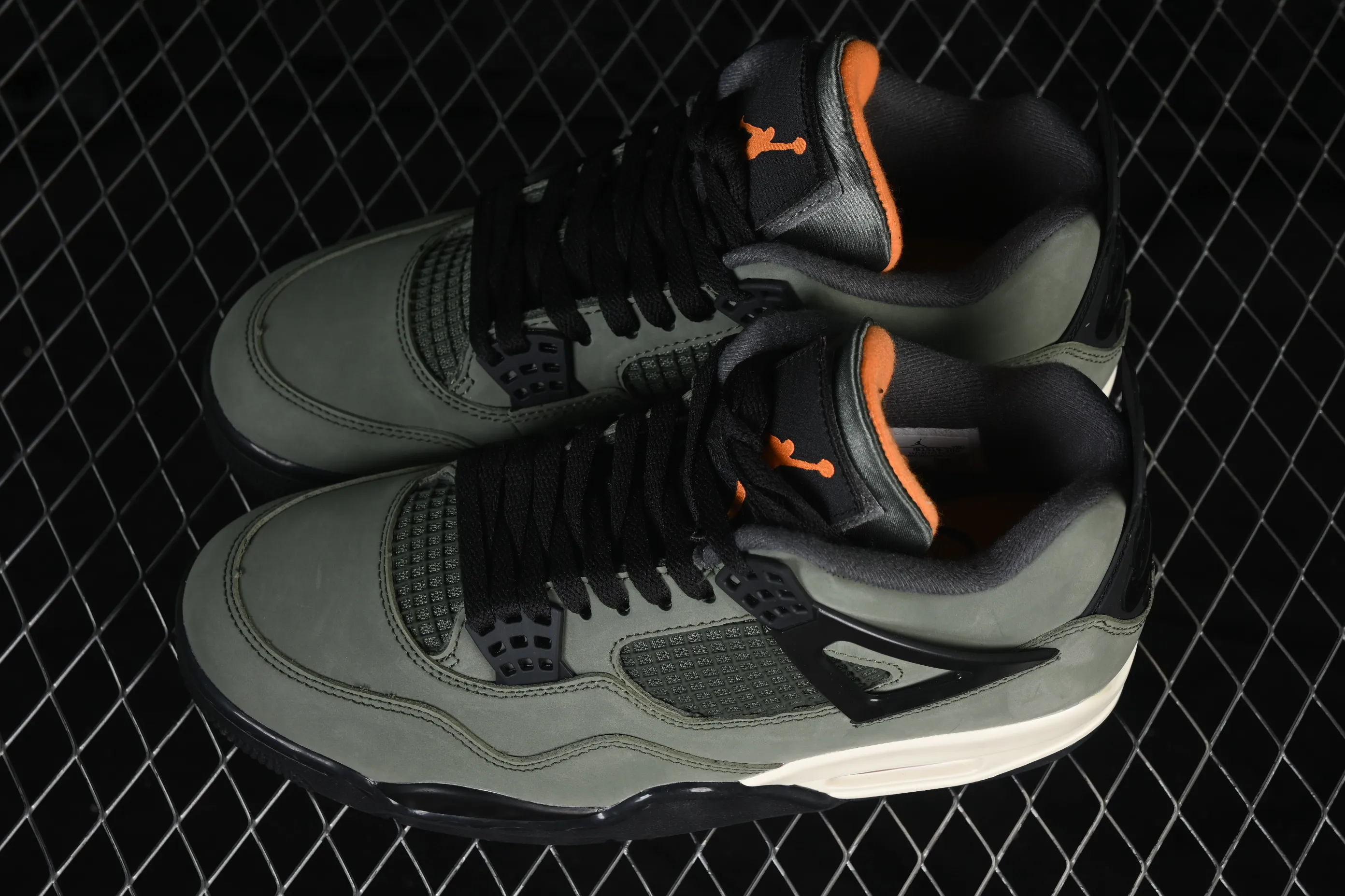 All categories Air Jordan Jordan series basketball shoes Air Jordan 4 X version Undefeated x Air Jordan 4 OG AJ4 Joe 4 olive green suede IB1519-200